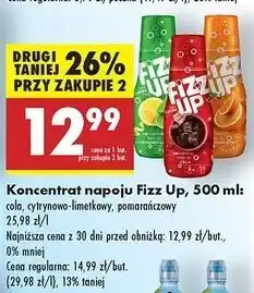 Biedronka Koncentrat napoju pomarańczowy Fizz Up oferta