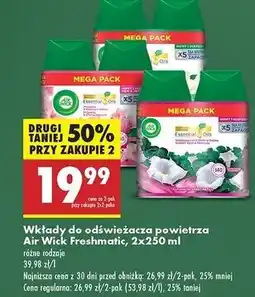 Biedronka Wkład magnolia i kwiat wiśni Air Wick Freshmatic oferta