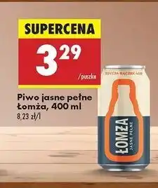 Biedronka Piwo Łomża Jasne Pełne oferta