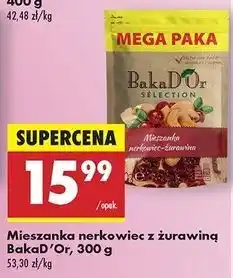 Biedronka Mieszanka nerkowiec-żurawina Bakad'or oferta