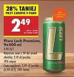 Biedronka Piwo Lech Premium oferta