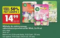 Biedronka Wkład aromatyczna brzoskwinia i morela Air Wick Electric Essential Oils oferta
