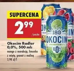 Biedronka Piwo Okocim Granat Z Maliną 0% oferta