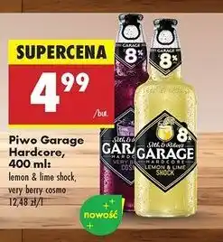 Biedronka Piwo Garage Lemon & Lime Shock oferta