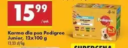 Biedronka Karma dla psów Pedigree Junior oferta