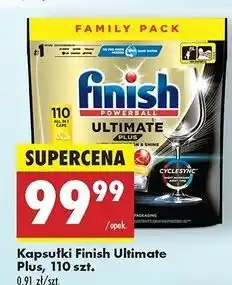 Biedronka Kapsułki do zmywarki lemon Finish Ultimate Plus oferta