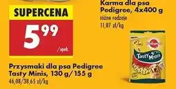 Biedronka Przysmak dla psa z serem i wołowiną Pedigree Tasty Minis oferta