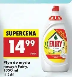 Biedronka Płyn do mycia naczyń lemon Fairy oferta