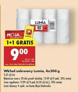 Biedronka Wkład zalewany 200 g Lumia oferta