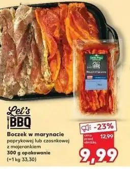 Kaufland Boczek w marynacie czosnkowo-majerankowej K-classic let's bbq oferta