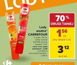 Carrefour Lody wodne Carrefour truskawkowe oferta