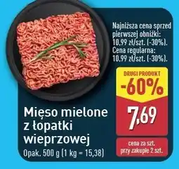 ALDI Mięso mielone z łopatki Mięsne specjały zawsze świeże (aldi) oferta