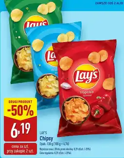 ALDI Chipsy Lay's różne rodzaje oferta