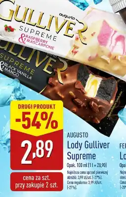 ALDI Lody Gulliver Supreme Raspberry & Mascarpone Augusto oferta