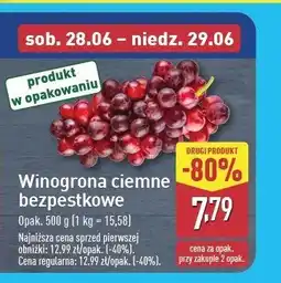 ALDI Winogrona ciemne oferta