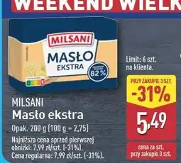 ALDI Masło extra Milsani oferta