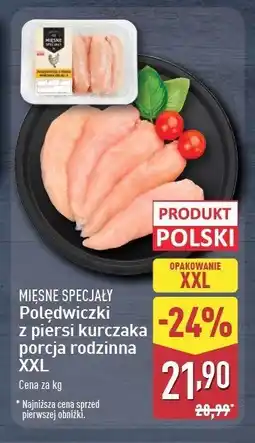 ALDI Polędwiczki z piersi kurczaka Mięsne specjały zawsze świeże (aldi) oferta