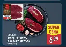 ALDI Steki minutowe z udźca wołowego Sokołów uczta qulinarna oferta
