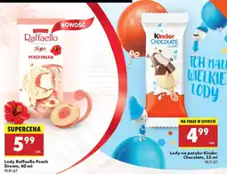 Biedronka Lody na patyku Kinder Chocolate Ferrero oferta