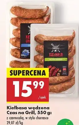 Biedronka Kiełbasa wędzona z czarnuszką / w stylu churrasco Czas na Grill oferta