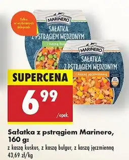 Biedronka Sałatka z pstrągiem i kaszą kuskus / bulgur / jęczmienną Marinero oferta