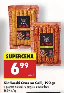 Biedronka Kiełbaski w posypce ziołowej Czas na Grill oferta