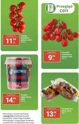 Biedronka Pomidorki trzy kolory Biedronka oferta