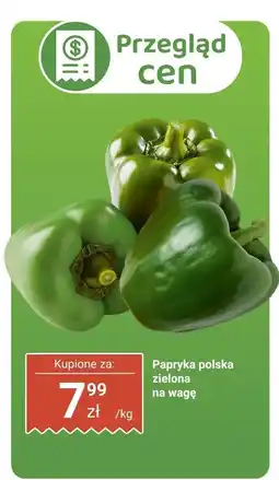 Biedronka Papryka polska zielona na wagę Biedronka oferta