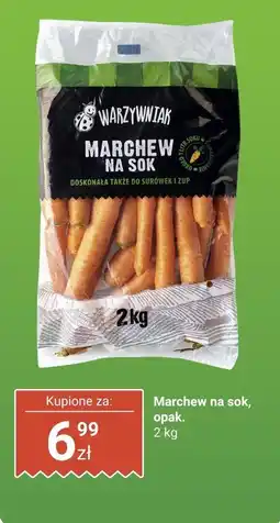 Biedronka Marchew na sok Warzywiak oferta