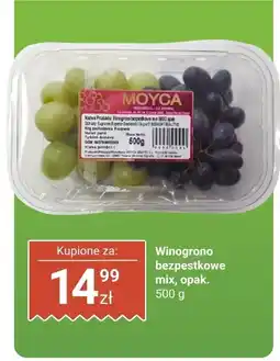 Biedronka Winogrono bezpestkowe mix Moyca oferta
