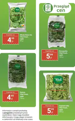 Biedronka Szpinak baby Vital Fresh oferta