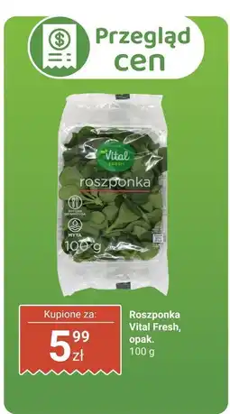 Biedronka Roszponka Vital Fresh oferta
