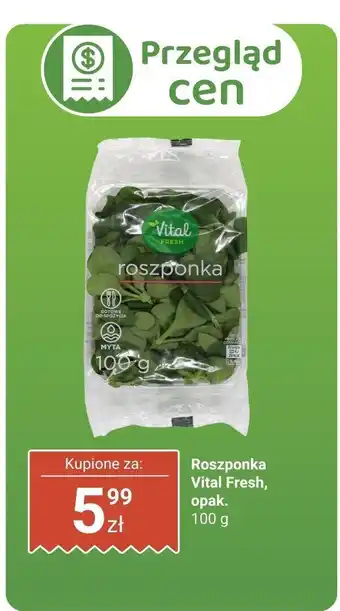 Biedronka Roszponka Vital Fresh oferta
