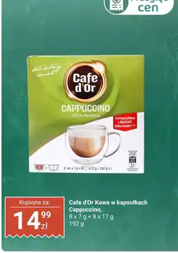 Biedronka Kawa Cafe d'Or Cappuccino w kapsułkach oferta
