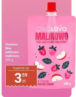 Biedronka Mus Owolovo jabłkowo-malinowy oferta