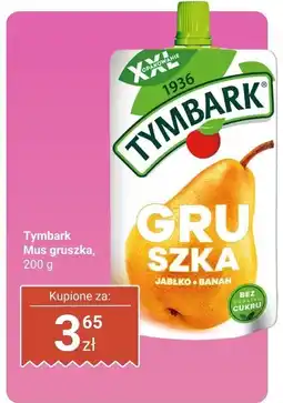 Biedronka Mus Tymbark gruszka oferta