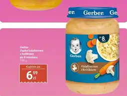 Biedronka Gerber Zupka kalafiorowa z królikiem po 8 miesiącu oferta