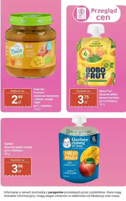 Biedronka Gerber Deserek jabłko mango po 6. miesiącu oferta