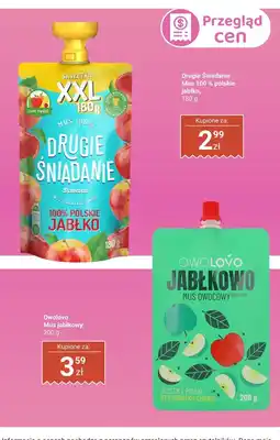 Biedronka Mus Drugie Śniadanie 100% polskie jabłko oferta
