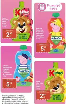 Biedronka Mus BoboVita Peppa Pig truskawki wiśnie banan oferta