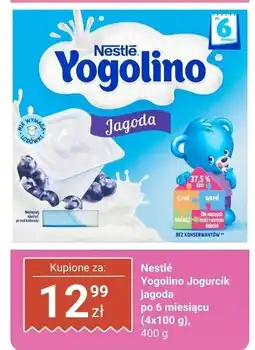 Biedronka Jogurt Nestlé Yogolino jagoda po 6 miesiącu oferta