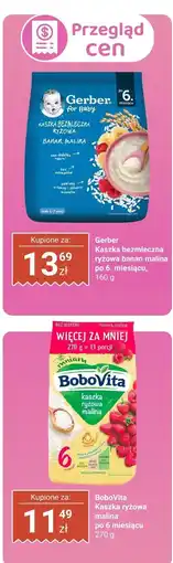 Biedronka Kaszka ryżowa malina BoboVita oferta