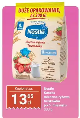 Biedronka Kaszka mleczno-ryżowa truskawka Nestlé oferta