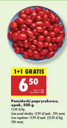 Biedronka Pomidorki papryczkowe 500g Biedronka oferta