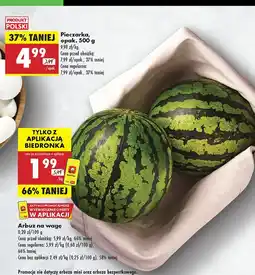 Biedronka Arbuz na wagę Biedronka oferta