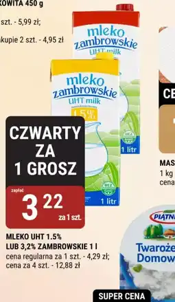 bi1 Mleko UHT Zambrowskie oferta