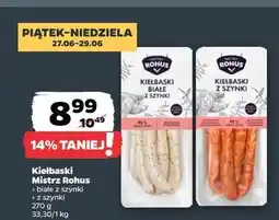 Netto Kiełbaski białe z szynki Mistrz Rohus oferta