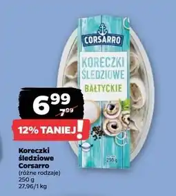 Netto Koreczki śledziowe bałtyckie Corsarro oferta
