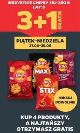 Netto Chipsy Lay's 110-250g oferta