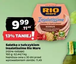 Netto Sałatka z tuńczyka kuskusem i warzywami Rio Mare Insalatissime oferta